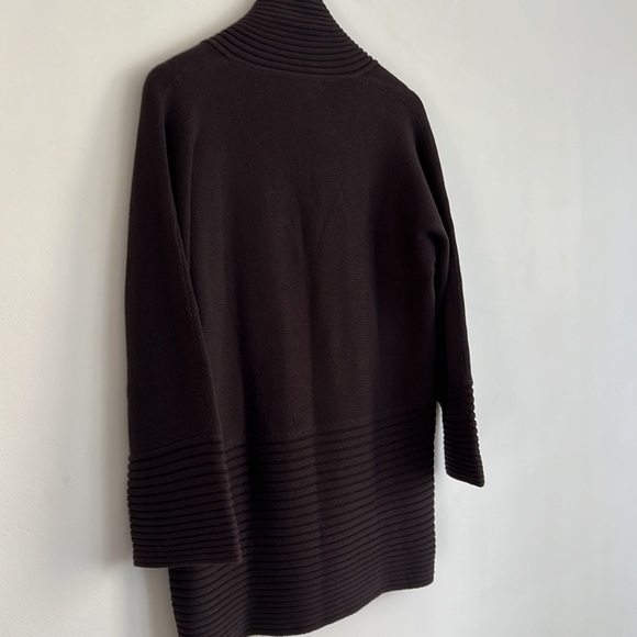 𝅺ABBIE Mags Open Front Cardigan Brown - Picture 5 of 8